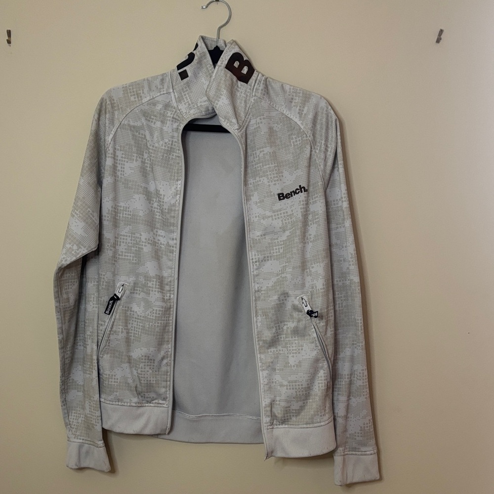 Bench Light Gray Textured Jacket